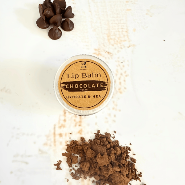 Lip Balm (Chocolate) | Cocoa | Mango Butter | Almond Oil | Vitamin E Oil - Image 2