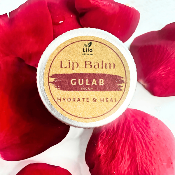 Lip Balm (Gulab) | Mango Butter | Almond Oil | Vitamin E Oil - Image 2