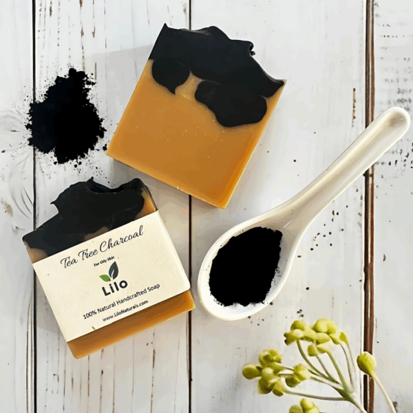 Tea Tree Charcoal | For Oily Skin | Activated Charcoal | Organic Wild Forest Honey | Kokum Butter | Tea Tree | Cold Pressed Coconut Oil.