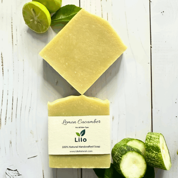 Lemon Cucumber | For All Skin Type | Organic Cucumber | Organic Lemon | Mango Seed Butter | Extra Virgin Olive Oil | Cold Pressed Coconut Oil