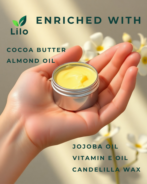 Lip Balm (Cocoa Almond) | Cocoa Butter | Almond Oil | Jojoba Oil - Image 7