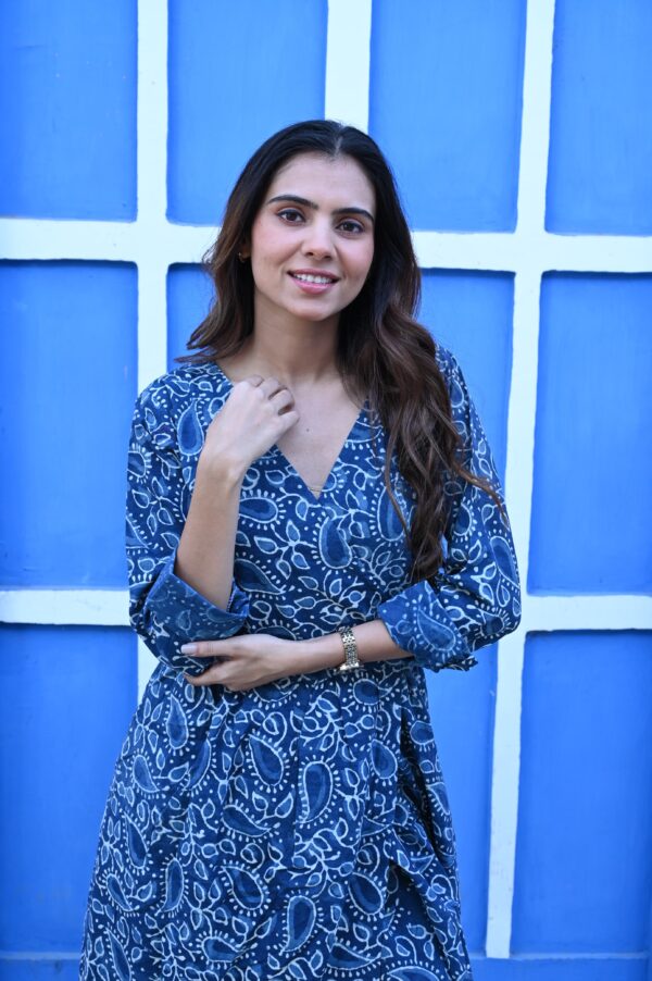 BAGRU HANDBLOCK PRINTED DRESS - Image 2