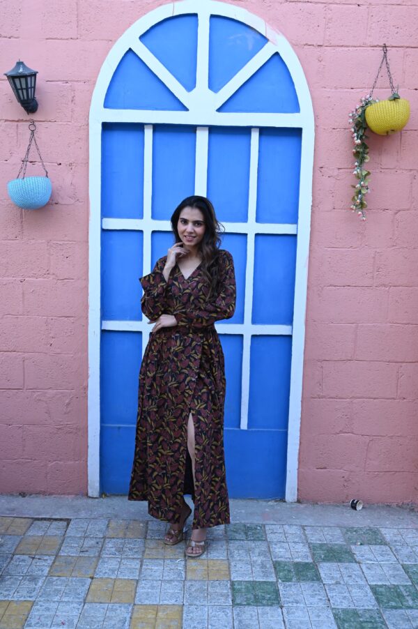 BAGRU HANDBLOCK PRINTED DRESS - Image 3