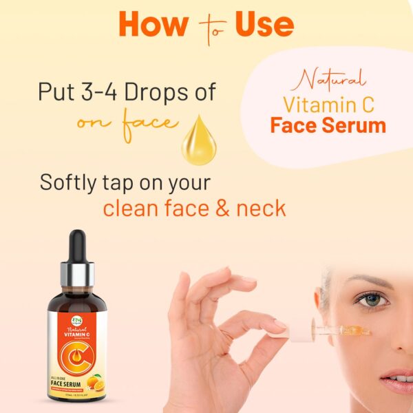 Vitamin C Serum for Face Glowing and Whitening Skin- 15ml - Image 4