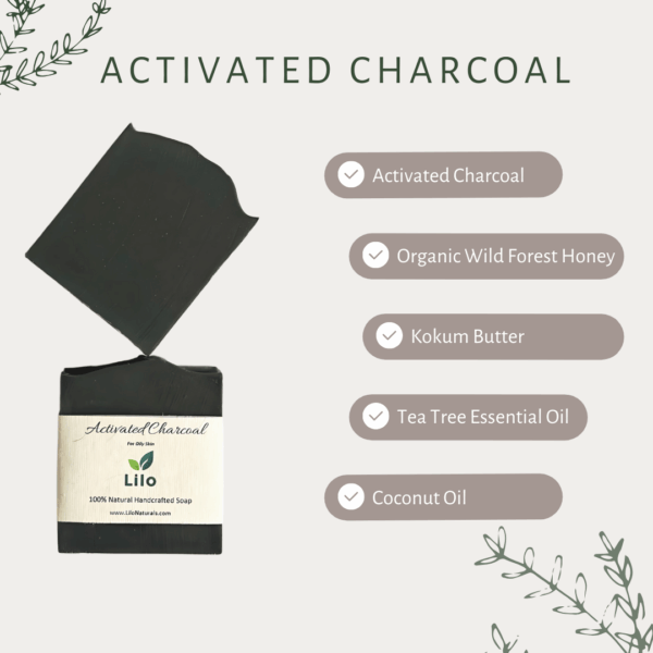 Activated Charcoal | For Oily Skin | Activated Charcoal | Organic Wild Forest Honey | Kokum Butter | Cold Pressed Coconut Oil - Image 2