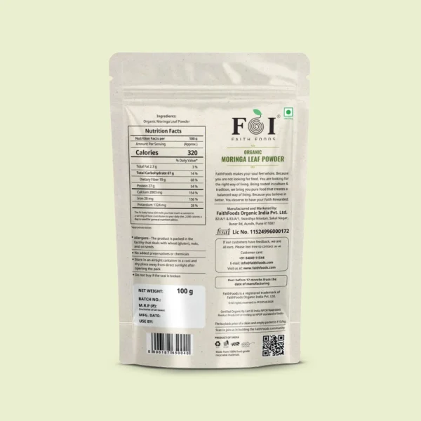 Organic Moringa Leaf Powder - Image 2
