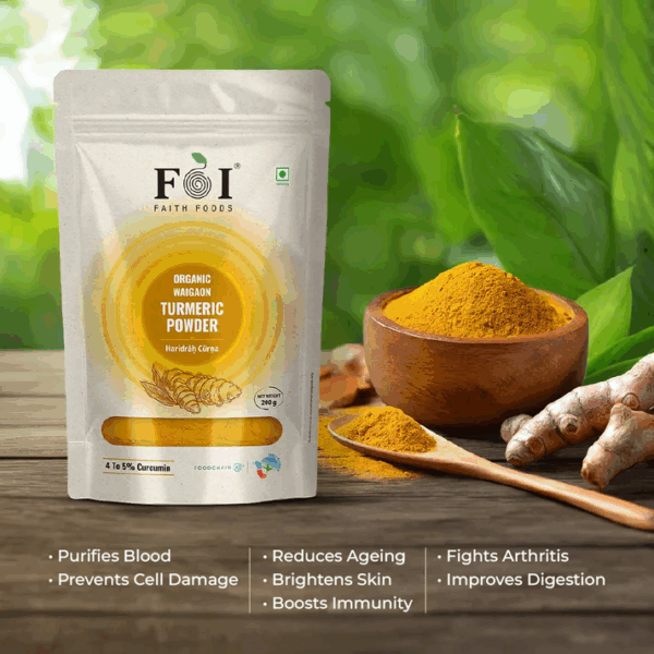 Organic Waigaon Turmeric Powder - Image 4