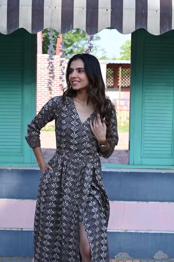 BAGRU HANDBLOCK PRINTED DRESS - Image 2