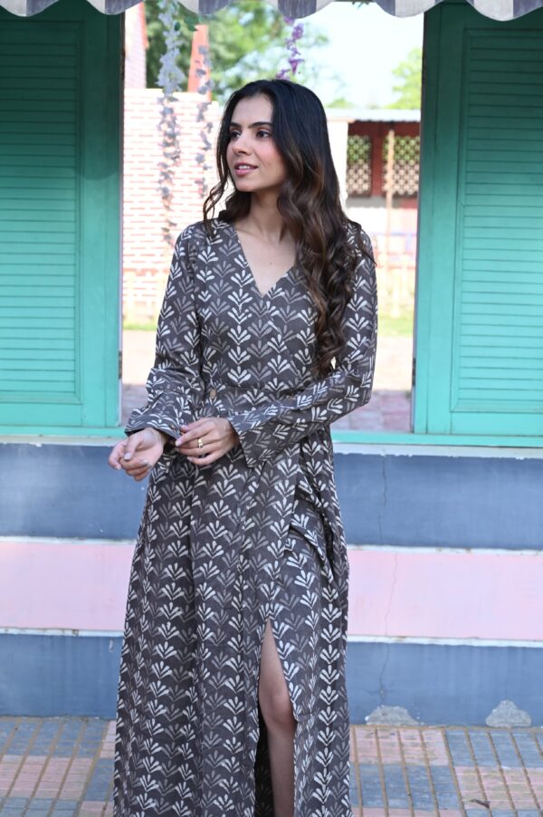 BAGRU HANDBLOCK PRINTED DRESS