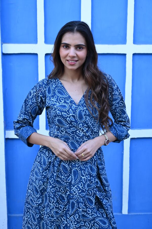 BAGRU HANDBLOCK PRINTED DRESS - Image 5