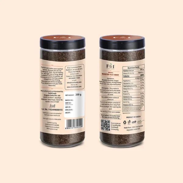Organic Roasted Flax Seeds - Image 2
