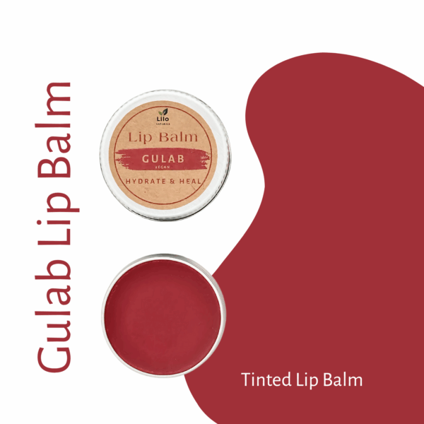 Lip Balm (Gulab) | Mango Butter | Almond Oil | Vitamin E Oil - Image 2