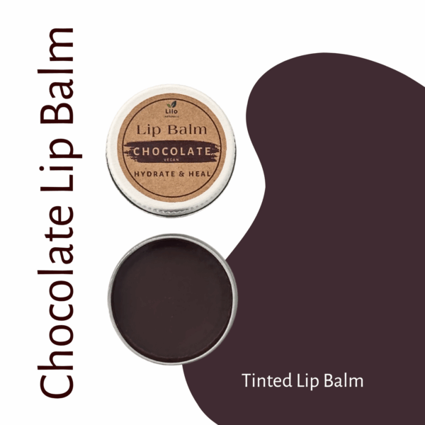 Lip Balm (Chocolate) | Cocoa | Mango Butter | Almond Oil | Vitamin E Oil - Image 2