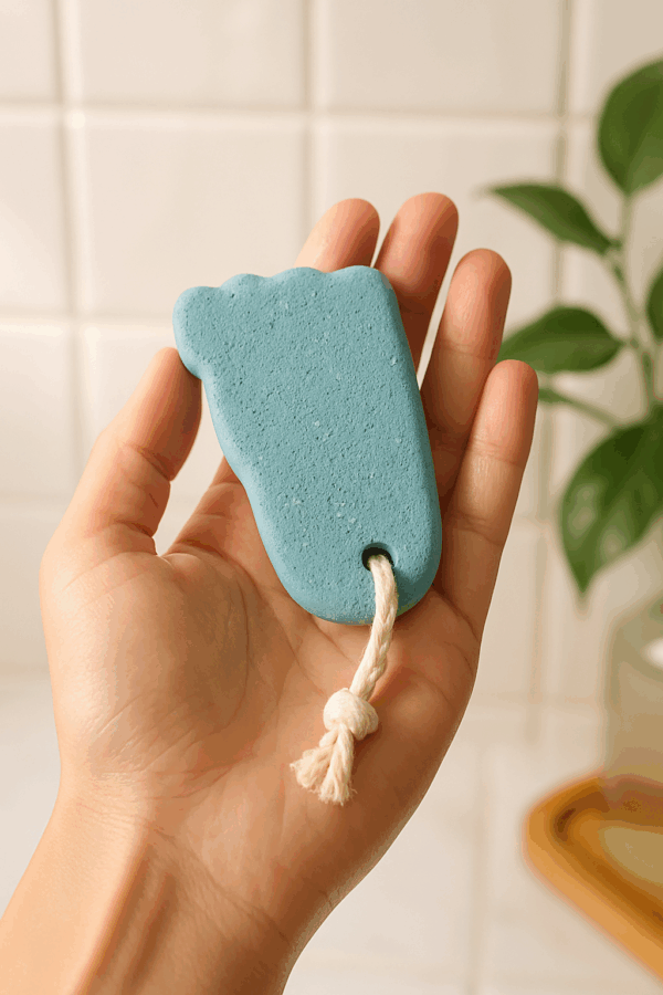 Be Organic Foot-Shaped Pumice Stone for Cracked Heels and Dead Skin Removal – Natural Foot Scrubber - Image 8