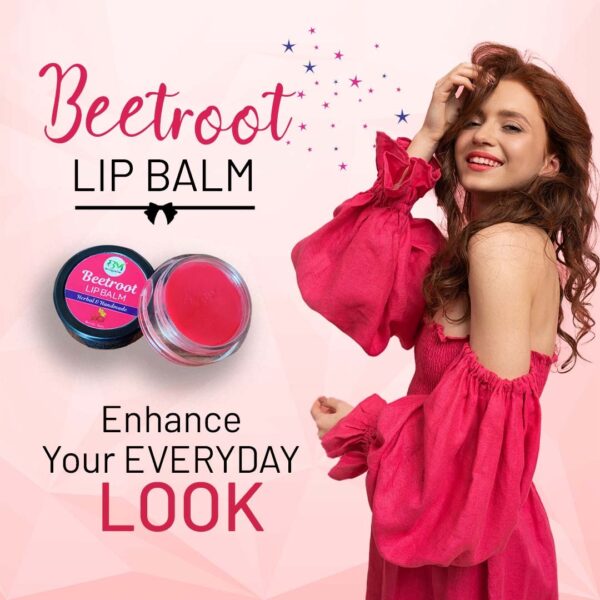 Beautimania Beetroot Lip Balm for Dark Lips to Lighten and Moisturizes- Pack of 2 | Lip care Lip for Dry and Chapped Lips | Lip Balm for Women &  Men - Image 2