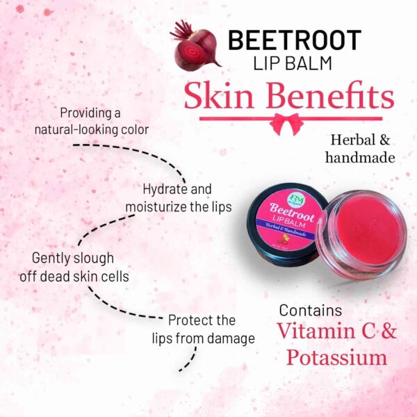 Beautimania Beetroot Lip Balm for Dark Lips to Lighten and Moisturizes- Pack of 2 | Lip care Lip for Dry and Chapped Lips | Lip Balm for Women &  Men - Image 5